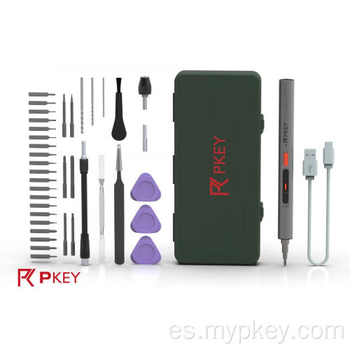PKey Mini destornillador eléctrico inalámbrico con 26 bits